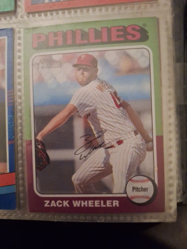 2024 Heritage Zack Wheeler Baseball Card