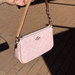 Coach pink powder nolita
