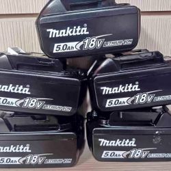 Makita New 5ah Battery Original From Factory $100 Each One 