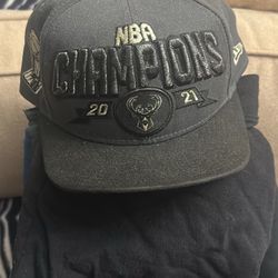 New Era Milwaukee BUCKS 2021 Finals Champions Locker Room 9FIFTY Snapback Cap