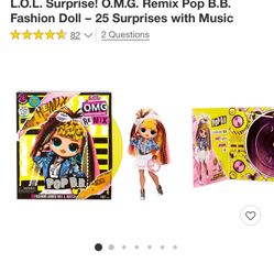 LOL Surprise OMG Remix Pop BB Fashion Doll
