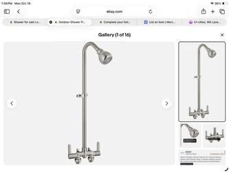 Aolemi Outdoor Shower Fixtures 31" Exposed Shower System w/ Shower Head