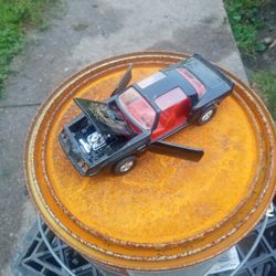 Vintage Trans Am Wind Up Toy, Metal Body. Made In Hong Kong 