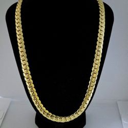 Premium 14K Real Gold-Filled Italy (Stamped) Miami Cuban Link Chain | Heavy 85g 24” 9mm – Hypoallergenic/Long-Lasting/Non-Tarnish