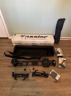 Kessler Video Slider (Pocket Dolly V3 PD003402) w/ Legs Camera Mount + MORE! Brand New