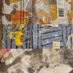 3 Pack Carter's Fleece Footed Pajamas 5T