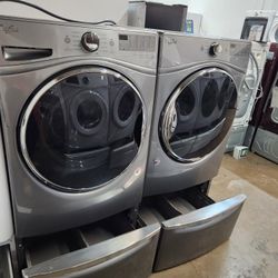 💯👌SET WHILPPOL STEAM WASHER AND ELECTRIC DRYER 👌 