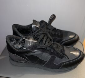 Valentino Garavani Camouflage Noir Rockrunner Size 45