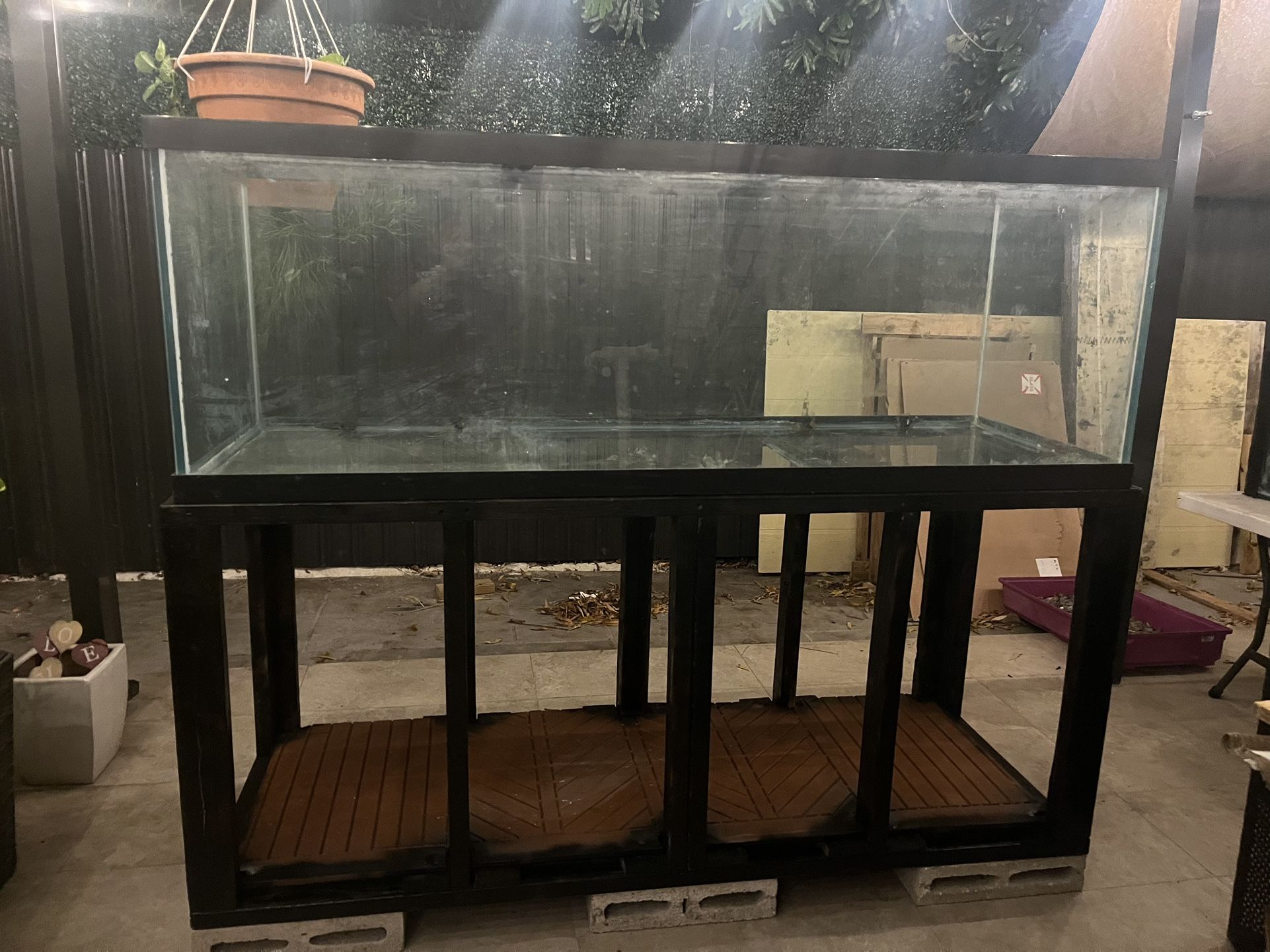 180 G Tank With Sump And Stand