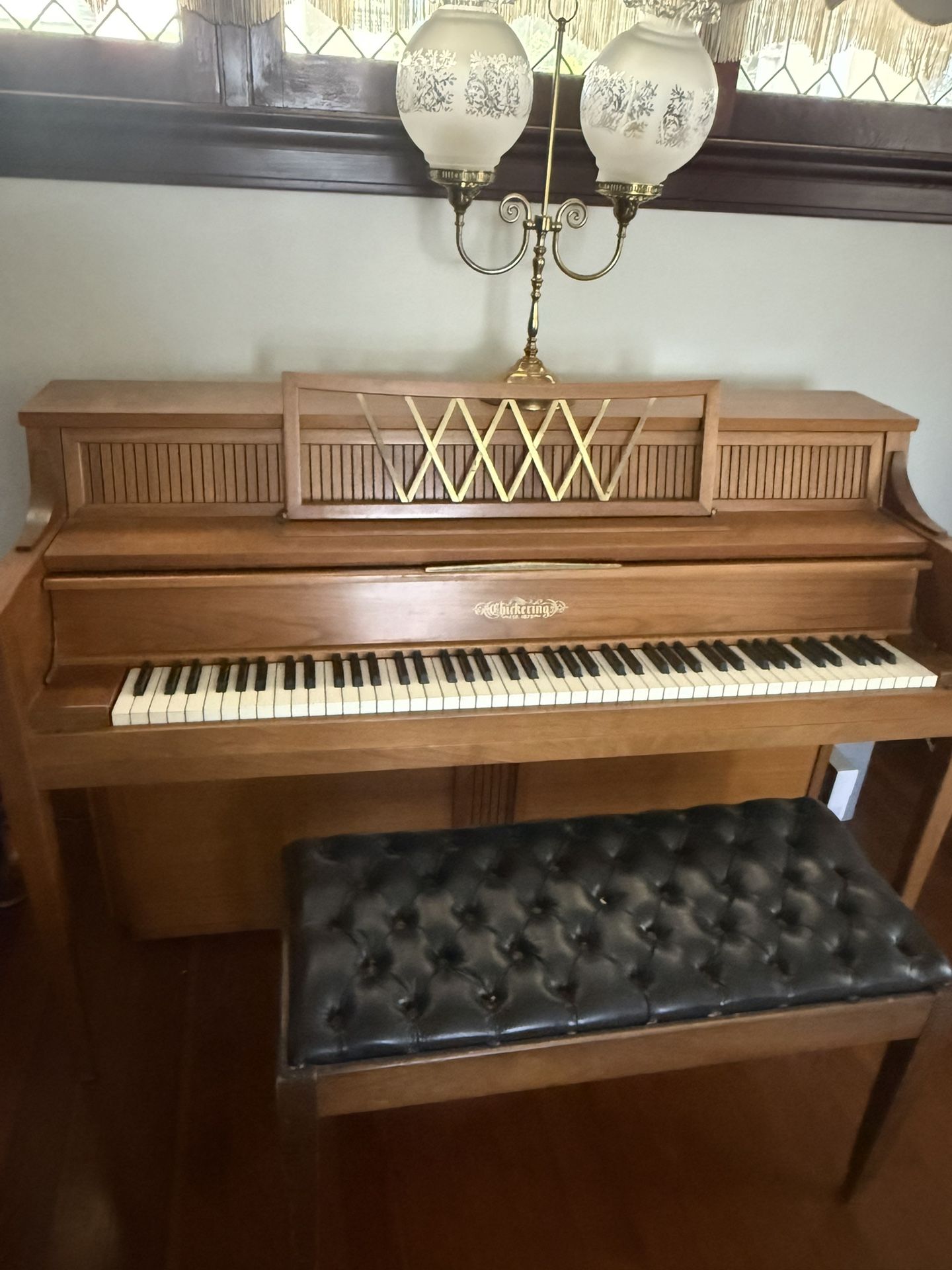 Vintage Chickering Upright Piano