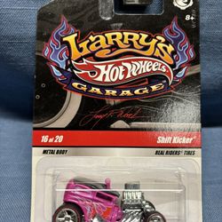 Hot Wheels Larry’s Garage “Shifter Kicker” (2009) Real Riders - New in Blister Pack! 