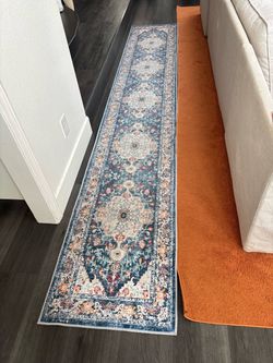 LONG accent  decorative throw rug