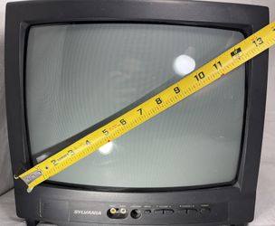 T.V. Sylvania 6413TD CRT Color TV Retro Tech Video Gaming