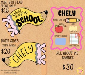 BACK TO SCHOOL BANNERS