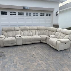 Electric Recliner Sectional Sofa