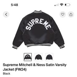 New Supreme Mitchell & Ness Varsity Jacket 