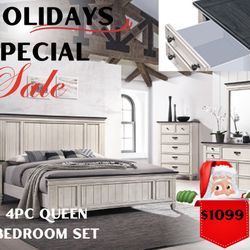 4 Pc Queen Bedroom Set Get Approved Today 