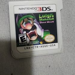 3ds Luigi Mansion. 