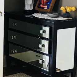 Maitland Smith 3 Drawer Mirrored Chest