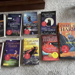 Charmaine Harris’ Sookie Stackhouse Series  8 Paperbacks And One 1st Edition Hardcover  