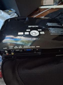 Epson Ex71 Projector Hdmi Vga Inputs 