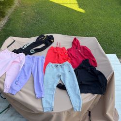 Nike, Air Jordan And Overtime Hoodies, Sweat Pants, Tights- Boy XL, Very Slightly Used