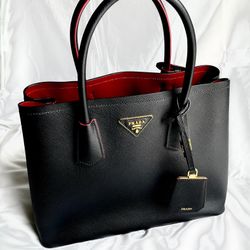 Prada Bag with Crystal Prada Strap - Like New