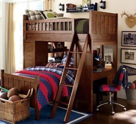 Pottery Barn Kids Camp Loft Bed -twin