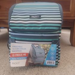 Packet Freezable 16-can Cooler Back Pack