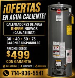 New Water Heater Rheem