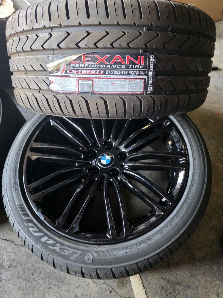 OEM 19' Staggerd BMW 540i MSPORT 2018-2024 Wheels With New Tires 
