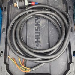 POWER CABLE 5/C 10 GUAGE WITH PLUG END.
