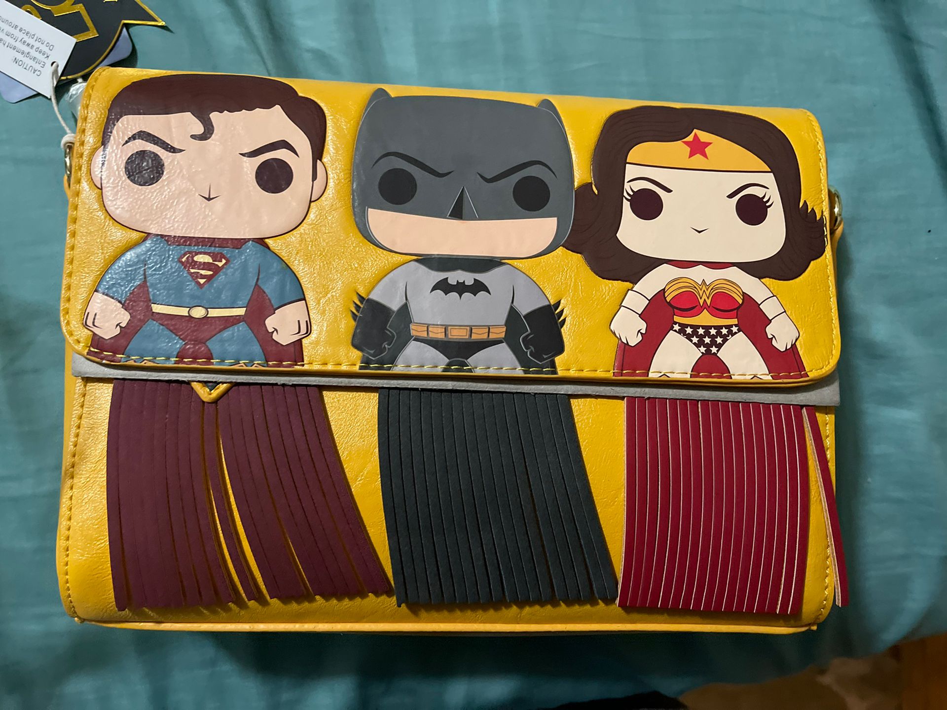 POP By LF DC Comics Fringe Capes Crossbody Bag