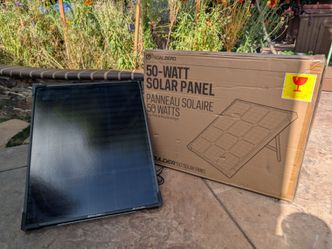 Heavy Duty Goal Zero Boulder 50 Solar Panel for Camping