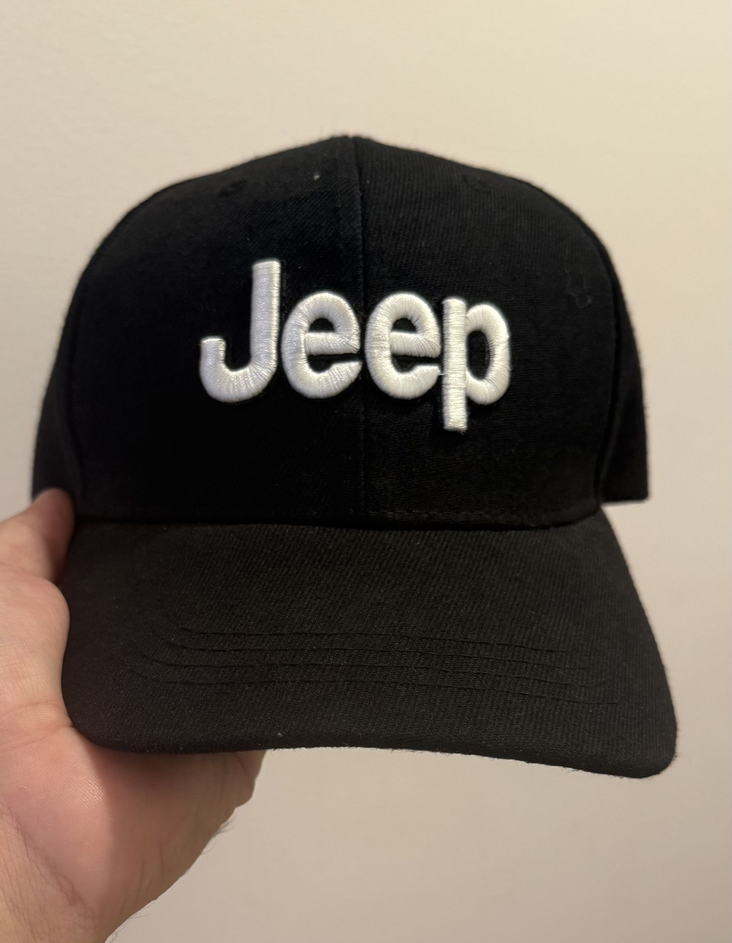 Jeep Logo Adult One Size Adjustable Black Baseball Hat Cap Cotton