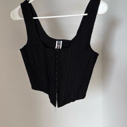  Black Corset Top 
