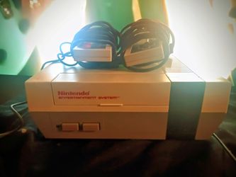 Original NES With Controllers