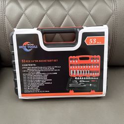 🔥 NEW 53 PCS  SOCKET WRENCH SET DRIVE