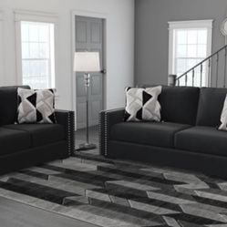 NEW ASHLEY SOFA AND LOVE SEAT