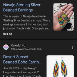 Navajo Earrings 