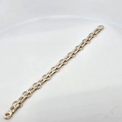 Elegant 14k Yellow Gold Ladies Bracelet 7.5" Weight 12.5 Grams