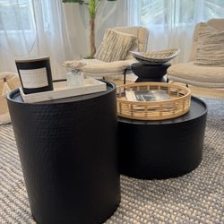 $100 Merida Modern Rustic 2-Piece Hammered Metal. MUST GO. ORIGINAL PRICe was $500