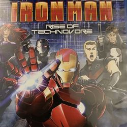 Marvel IRON MAN Rise Of TECHNOVORE (Blu-Ray-2013)