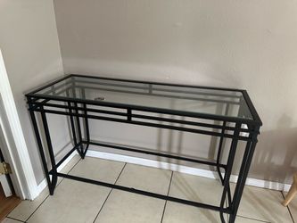 Glass top stand