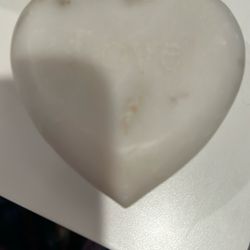 Pretty Marble Heart heavy could be paper weight