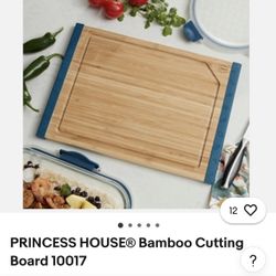 Princess House Bamboo Cutting Board  Regular Price 39.99