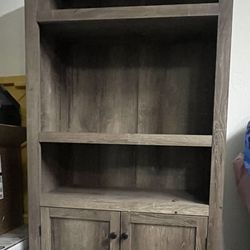 Used Book Shelf With Storage 