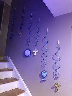 First Communion Decorations - Blue