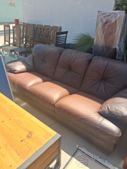 Leather couch