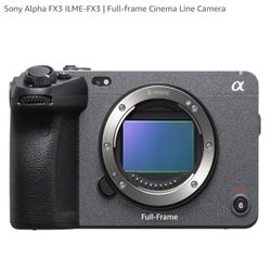 Sony Fx3 + Accessories And Lens